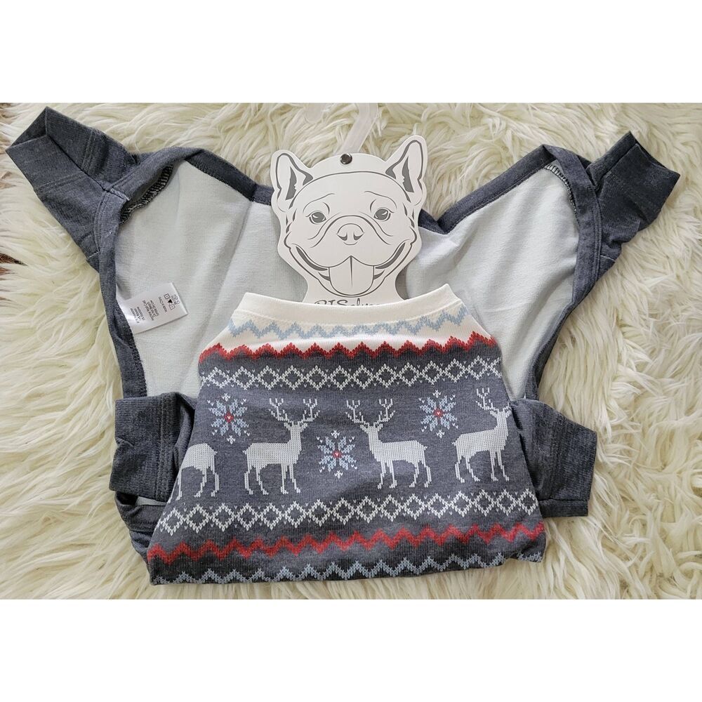 P.J. Salvage Dog Pajamas Fair Isle Size L